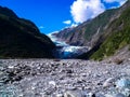 Stunning view of Franz Josef Glacier, South Island, New Zealand Royalty Free Stock Photo