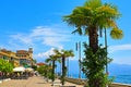 Gardone Riviera town beautiful embankment Italy