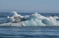 Compelling view of an Icelandic iceberg in a lagoon