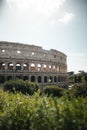 Stunning view of the iconic Roman Colosseum in Rome, Italy