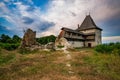 Stunning view of medieval Halych Castle, Halych, Ivano-Frankivsk region, Ukraine