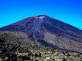 Stunning view of the mountainous Tongariro Crossing, New Zealand Royalty Free Stock Photo