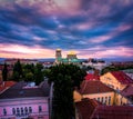 Stunning view over Alexander Nevsky Cathedral in Sofia Bulgaria