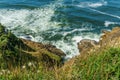 Stunning view of the pacific northwest coastline from Cape Disappointment state park Washington USA. Royalty Free Stock Photo