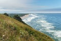 Stunning view of the pacific northwest coastline from Cape Disappointment state park Washington USA. Royalty Free Stock Photo