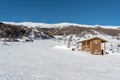 Stunning view of the peaks of Livigno, Italy Royalty Free Stock Photo