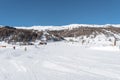 Stunning view of the peaks of Livigno, Italy Royalty Free Stock Photo