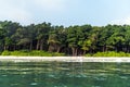 Stunning view of Radhanagar Beach on Havelock Island. Royalty Free Stock Photo