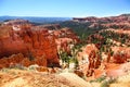 View of the spectacular landscape of Bryce Canyon National Park Royalty Free Stock Photo