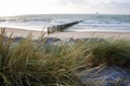 Stunning view of Sangatte beach in Pas de Calais, France during a sunny summer day