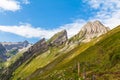 Stunning view of Santis and Alpstein massif