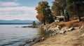 Stunning View Of Shelter Island From Flathead Lake Waterfront