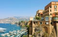 Stunning view of Sorrento Coast, Naples, Italy Royalty Free Stock Photo