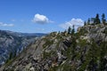 Stunning View from Taft Point Taft Point, Yosemite National Park, California, United States Royalty Free Stock Photo