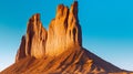 Majestic Monument Valley Rock Formation at Sunset