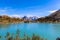 Stunning view of Truebsee Hahnen and Wissberg Royalty Free Stock Photo