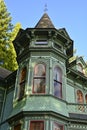 Turret Belonging to Old Victorian Home Royalty Free Stock Photo