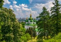 Vydubychi Monastery complex at springtime, Kyiv, Ukraine Royalty Free Stock Photo