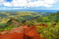 Stunning view into Waimea Canyon, Kauai Royalty Free Stock Photo