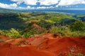 Stunning view into Waimea Canyon, Kauai, Hawaii Royalty Free Stock Photo