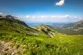 Stunning view of Zakopane Tatra Mountains (Kasprowy Wierch) in t Royalty Free Stock Photo