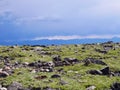 Stunning views from Beartooth Pass, Wyoming. USA. Royalty Free Stock Photo