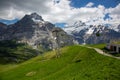 View from Grindelwald-First Switzerland Royalty Free Stock Photo