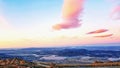 Stunning views from summit of Mt. Wellington, Tasmania, Australia. Royalty Free Stock Photo