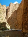Stunning views of Todgha Gorge, Morocco Royalty Free Stock Photo