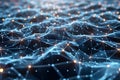 Innovative Business Solution - Global Interconnected White and Light Blue Networks