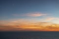 Vibrant Sunset Hues from White Rocks of Beachy Head, England Royalty Free Stock Photo