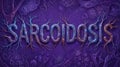 Stunning visual representation of Sarcoidosis disease concept with organic cellular structures Royalty Free Stock Photo