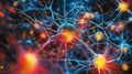 A stunning visualization shows interconnected neurons, highlighting intricate patterns of neural activity