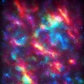 stunning warm and cool galaxies in the deep space Royalty Free Stock Photo