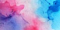 Stunning Watercolor Background Pink Blue Purple Gradient Royalty Free Stock Photo