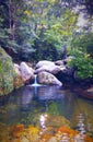 Stunning waterfall paradise, Nature Himalayas, Royalty Free Stock Photo