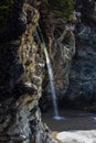 A Stunning Waterfall At McWay Beach, California Royalty Free Stock Photo