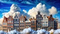 Stunning White Cloud Backdrop for Architectural Photography Isolated Realistic Cloudscape for Modern Building Royalty Free Stock Photo