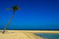 A stunning white sandy beach of Bantayan Island, Cebu, Philippines Royalty Free Stock Photo