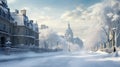 Photorealistic Winter Landscape In Saint-eustache