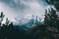 Stunning winter scenery in the mountains, Bulgaria.