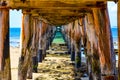 Underside of the pier at Point Lonsdale in Victoria, Australia.