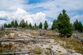 Stunning Landscapes Throughout Yellowstone Royalty Free Stock Photo