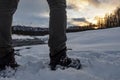 Stunningly beautiful winter view of Norwegian nature