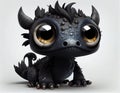 Stunningly Cute: The Trending Designs of Little Black Dragon Characters in Dirk Pop Cartoon Videos