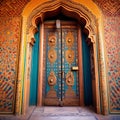 Ornate Islamic Doorway with Calligraphy