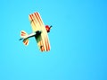 Stunt Pilot Plane Royalty Free Stock Photo