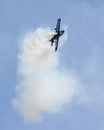 Stunt Plane performing at the 2015 MCAS Airshow Royalty Free Stock Photo