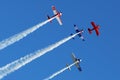 Stunt Planes in Formation