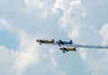 Stunt planes perform in Michigan air show